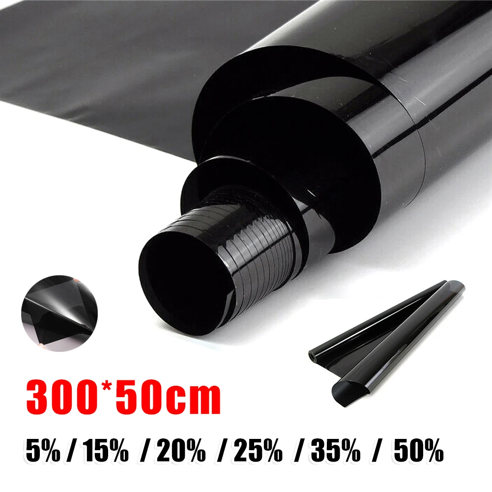 1 Roll 50*300cm 5/15/20/25/35/50 Percent VLT Window Tint Film Glass Sticker Sun Shade Film For Car UV Protector Foils Sticker
1 Roll 50*300cm 5/15/20/25/35/50 Percent VLT Window Tint Film Glass Sticker Sun Shade Film For Car UV Protector Foils Sticker