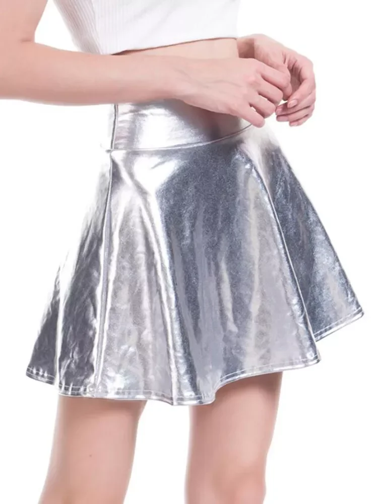 2022New Skater Pleated Skirt High Waist Women Party Casual Mini Gold Female Silver Black Clubwear Dance
2022New Skater Pleated Skirt High Waist Women Party Casual Mini Gold Female Silver Black Clubwear Dance