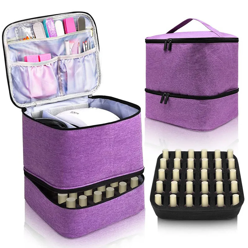 Large Capacity 30 Grids Double Layer Design Portable Nail Polish Storage Bag Cosmetic Handbag Organizer Essential Oil Bag 4#
Large Capacity 30 Grids Double Layer Design Portable Nail Polish Storage Bag Cosmetic Handbag Organizer Essential Oil Bag 4#