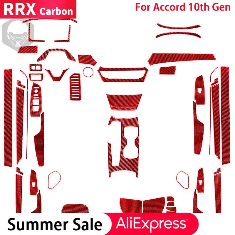 RRX Red Carbon Fiber for Honda Accord 2018-2021 Interior Air Outlet Water Cupholder Door Panel Cover Trim Stickers Accessories
RRX Red Carbon Fiber for Honda Accord 2018-2021 Interior Air Outlet Water Cupholder Door Panel Cover Trim Stickers Accessories
