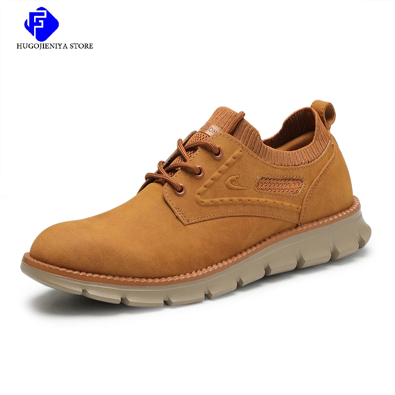 2022 Men's Leather Casual Shoes Summer Outdoor Sports Fitness Sneakers Fashion Lightweight Breathable Soft Soled Shoes Big Size
2022 Men's Leather Casual Shoes Summer Outdoor Sports Fitness Sneakers Fashion Lightweight Breathable Soft Soled Shoes Big Size