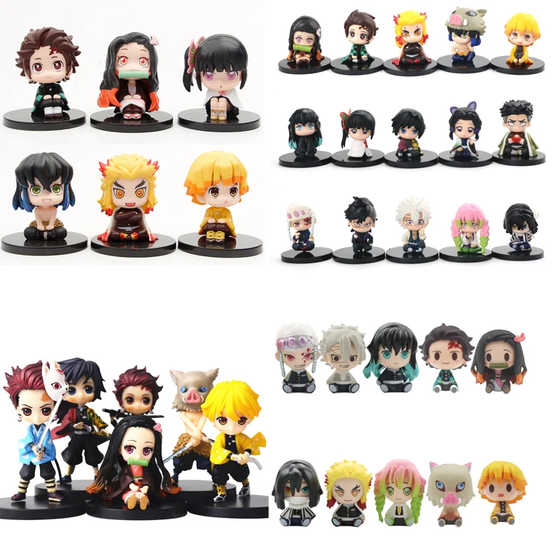 15pcs/lot LookUp Demon Slayer Anime Figure Kimetsu no Yaiba Kamado Nezuko Kamado Tanjirou Agatsuma Zenitsu Action Figure Toys
15pcs/lot LookUp Demon Slayer Anime Figure Kimetsu no Yaiba Kamado Nezuko Kamado Tanjirou Agatsuma Zenitsu Action Figure Toys