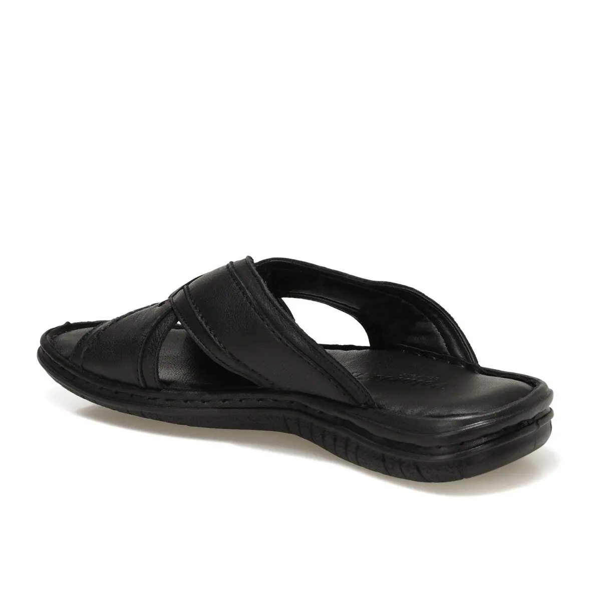 160316.M1FX Black Male Slippers