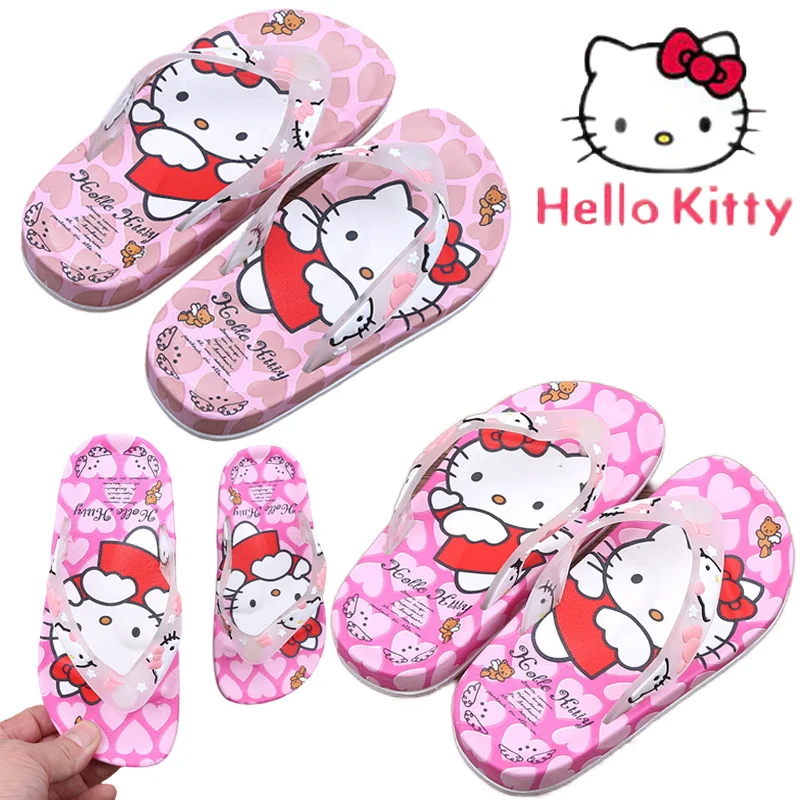 Шлепанцы Kawaii С мультяшным Hello Kitty, тапочки, Детская летняя Нескользящая пляжная обувь, подарок на день рождения для девочек, быстрая доставка
Шлепанцы Kawaii С мультяшным Hello Kitty, тапочки, Детская летняя Нескользящая пляжная обувь, подарок на день рождения для девочек, быстрая доставка