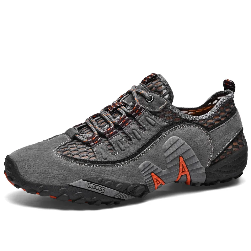 New Summer Genuine Leather Sneakers Comfortable Mesh Breathable Men Shoes Casual Outdoor Wading Shoes Non-slip Feminino Zapatos
New Summer Genuine Leather Sneakers Comfortable Mesh Breathable Men Shoes Casual Outdoor Wading Shoes Non-slip Feminino Zapatos