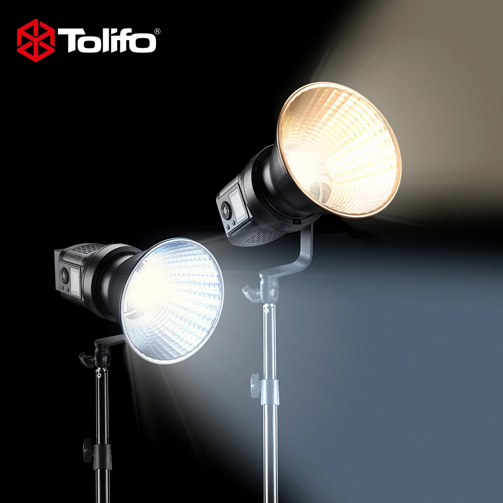 Tolifo SK-80DB LED COB Small Size Portable Bi Color 80W Bowens Mount Video Light for Outdoor Studio Photography Lighting pk 60W
Tolifo SK-80DB LED COB Small Size Portable Bi Color 80W Bowens Mount Video Light for Outdoor Studio Photography Lighting pk 60W