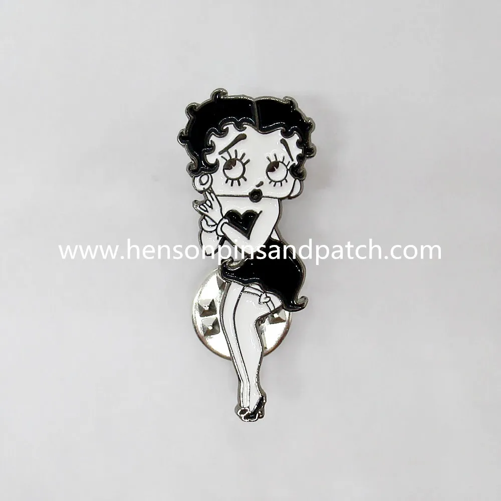 Customized dye black metal soft enamel Princess series lapel pin beautiful gift 
Customized dye black metal soft enamel Princess series lapel pin beautiful gift