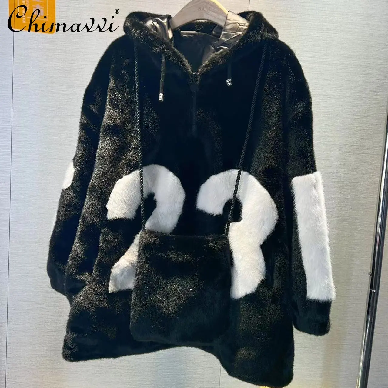 European Station 2022 Winter New Mink Fur Hooded Coat Women's Fashion Loose Mid-Length Pullover European Mink Fur Jacket
European Station 2022 Winter New Mink Fur Hooded Coat Women's Fashion Loose Mid-Length Pullover European Mink Fur Jacket