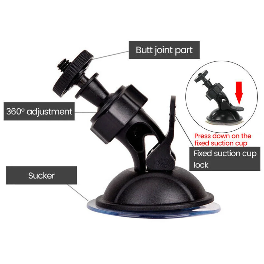 Car Mounted Recorder Bracket Dash Cam Holder Camera Stand Suction Cup Black Plastic Interior Accessories 360 Degree Rotation
Car Mounted Recorder Bracket Dash Cam Holder Camera Stand Suction Cup Black Plastic Interior Accessories 360 Degree Rotation