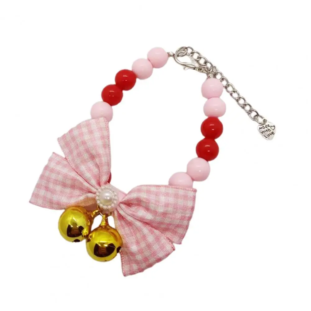 Durable Kitten Necklace Wear Resistant Plastic Bead Necklace Cat Dog Collar with Bell Dog Necklace Cat Collar 1 Set
Durable Kitten Necklace Wear Resistant Plastic Bead Necklace Cat Dog Collar with Bell Dog Necklace Cat Collar 1 Set