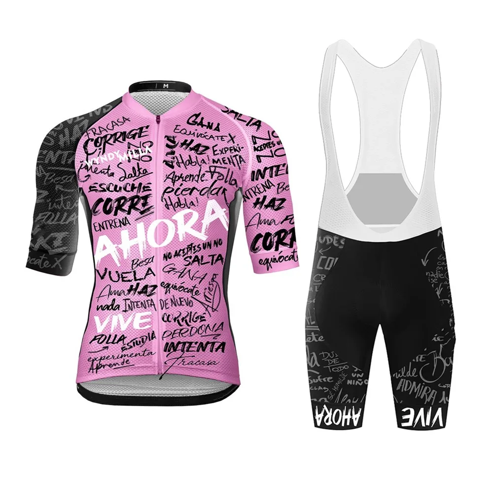 Maillot Ahora Pink Cycling Jersey Set Bib Shorts Bike Shirt Short Sleeve Clothing Mtb Jersey Maillot Ciclismo Women 2022
Maillot Ahora Pink Cycling Jersey Set Bib Shorts Bike Shirt Short Sleeve Clothing Mtb Jersey Maillot Ciclismo Women 2022