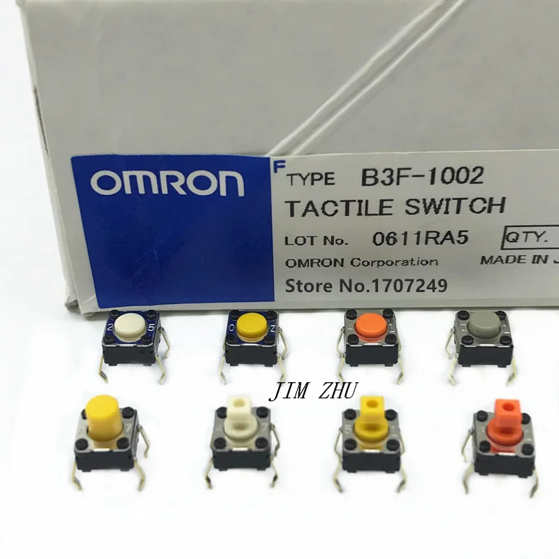 New OMRON Tactile Switch B3F-1000 B3F-1002 B3F-1005 B3F-1020 B3F-1022 B3F-1025 B3F-1050 B3F-1052 B3F-1055 1060 1062 1070 1072
New OMRON Tactile Switch B3F-1000 B3F-1002 B3F-1005 B3F-1020 B3F-1022 B3F-1025 B3F-1050 B3F-1052 B3F-1055 1060 1062 1070 1072