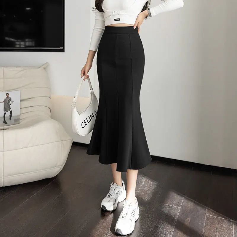 New Design Women Chic Korean Solid Color High Waist Trumpet Skirt Female Fashion Office Lady Long Split Slit Pencil Skirts E13
New Design Women Chic Korean Solid Color High Waist Trumpet Skirt Female Fashion Office Lady Long Split Slit Pencil Skirts E13