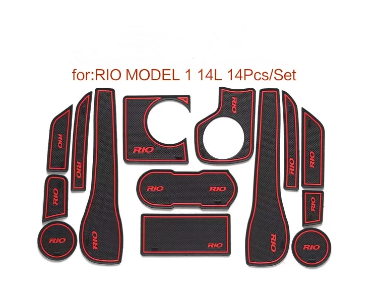 Gate Slot Cup Pad for KIA Rio 2011 2012 2013 2014 K2 16L 14L Anti-slip mat Interior Decoration Car Accessories
Gate Slot Cup Pad for KIA Rio 2011 2012 2013 2014 K2 16L 14L Anti-slip mat Interior Decoration Car Accessories