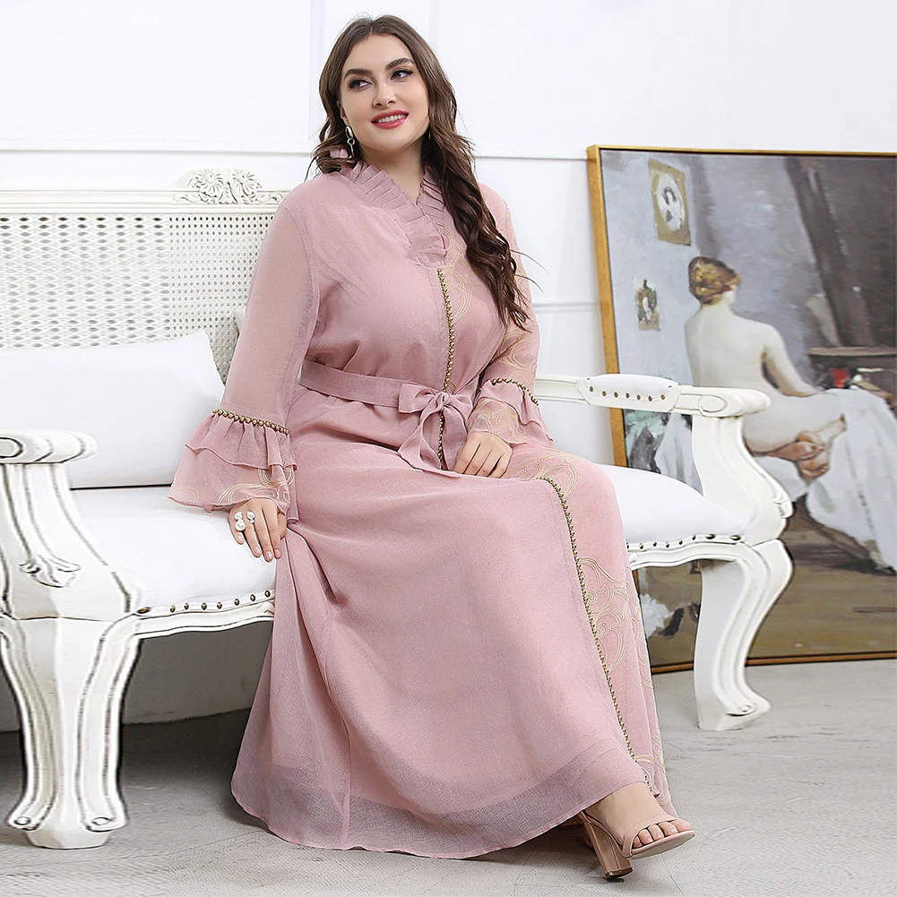 Brand New Women Plus Size Maxi Dresses Party Evening Winter Spring Autumn Long Sleeve Oversized Muslim Soft And Comfortable
Brand New Women Plus Size Maxi Dresses Party Evening Winter Spring Autumn Long Sleeve Oversized Muslim Soft And Comfortable