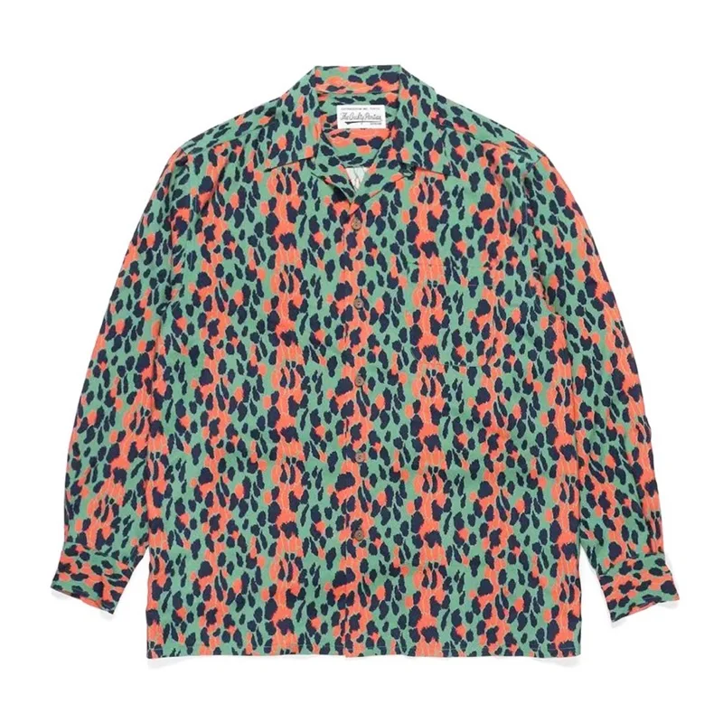 23ss Autumn Winter WACKO MARIA Shirt Best Quality Full Print Leopard Cuban Neck Hawaii WACKO MARIA Long Sleeve Shirt Tops
23ss Autumn Winter WACKO MARIA Shirt Best Quality Full Print Leopard Cuban Neck Hawaii WACKO MARIA Long Sleeve Shirt Tops
