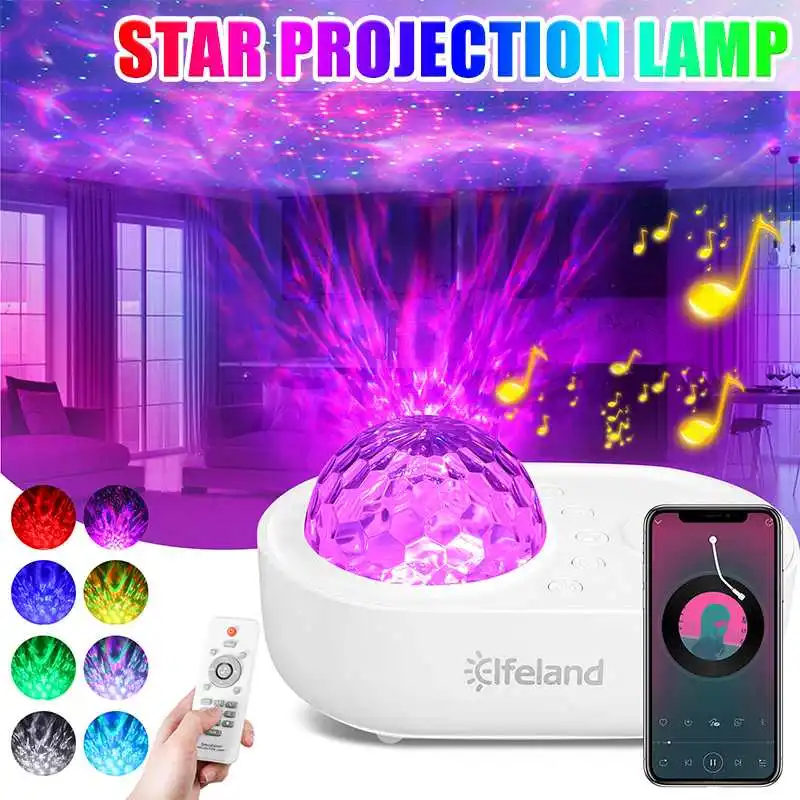 LED Star Galaxy Projector Starry Sky Night Light Built-in Bluetooth-Speaker For Home Bedroom Decoration Kids Valentine's Daygift
LED Star Galaxy Projector Starry Sky Night Light Built-in Bluetooth-Speaker For Home Bedroom Decoration Kids Valentine's Daygift
