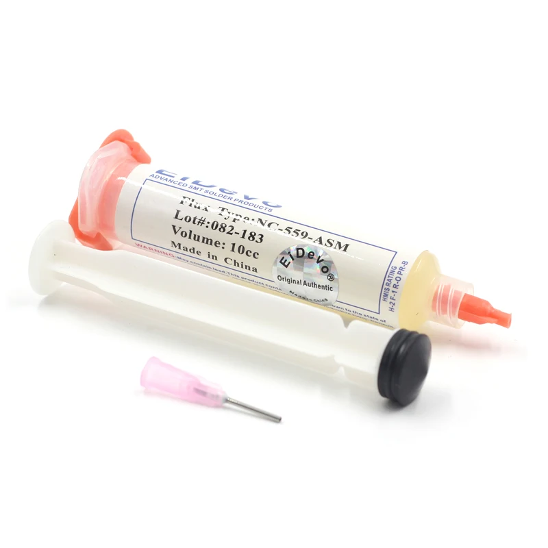 High Quality Solder Paste Booster 93 X 33 X 23mm 1* Needle 1*Booster 3PCS/Set BGA Flux Grease Flux Tip RMA-223
High Quality Solder Paste Booster 93 X 33 X 23mm 1* Needle 1*Booster 3PCS/Set BGA Flux Grease Flux Tip RMA-223