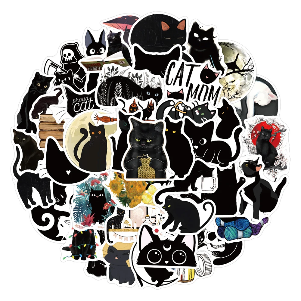 10/30/50/100PCS Kawaii Black Cats Stickers Cute Funny Animal Decal DIY Phone Laptop Bicycle Guitar Suitcase Car Kids Toy Sticker
10/30/50/100PCS Kawaii Black Cats Stickers Cute Funny Animal Decal DIY Phone Laptop Bicycle Guitar Suitcase Car Kids Toy Sticker