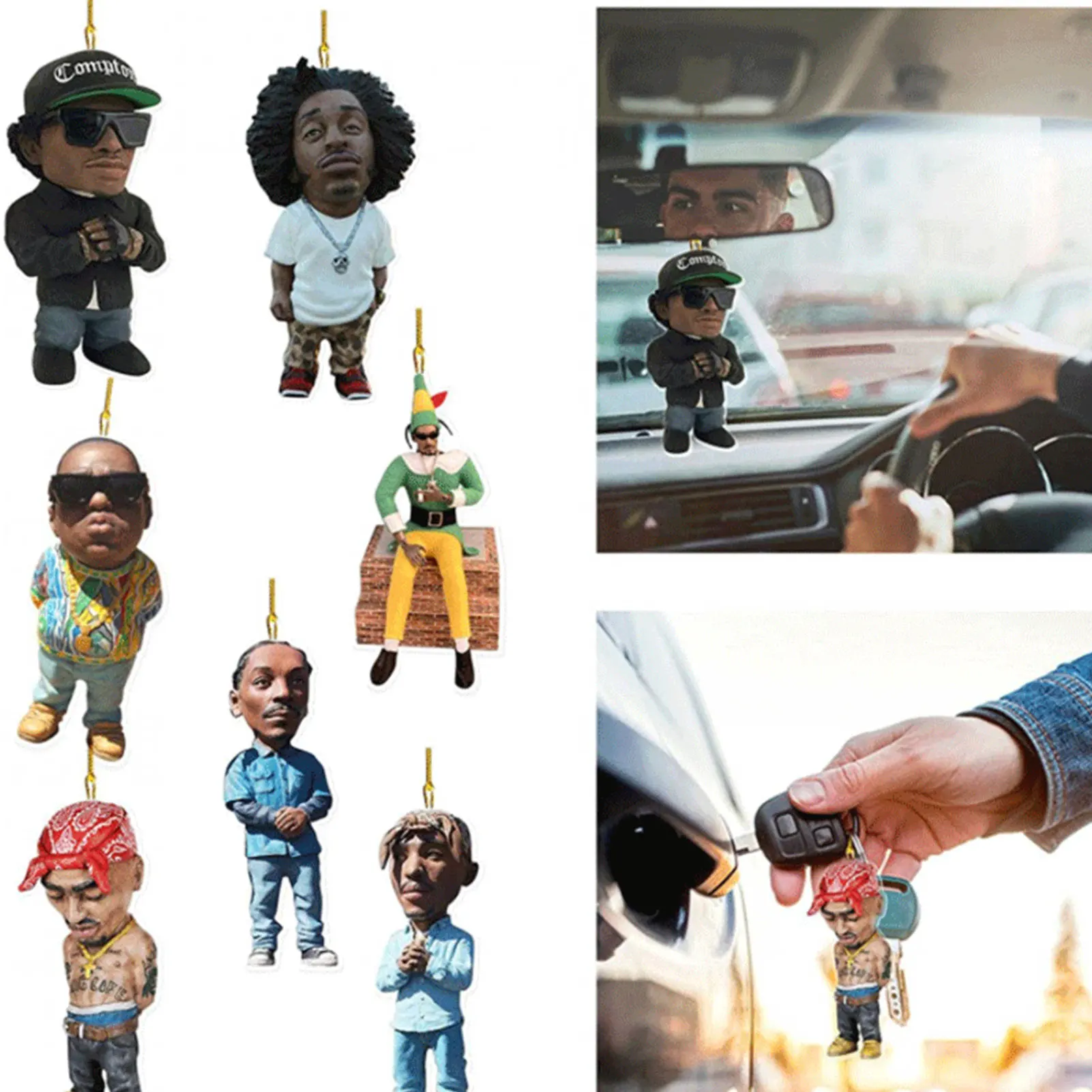 Car RearView Mirror Pendant Classic Rapper Posture Ornament Decor Car Interior Accessory Rearview Mirror Pendant Decoration
Car RearView Mirror Pendant Classic Rapper Posture Ornament Decor Car Interior Accessory Rearview Mirror Pendant Decoration