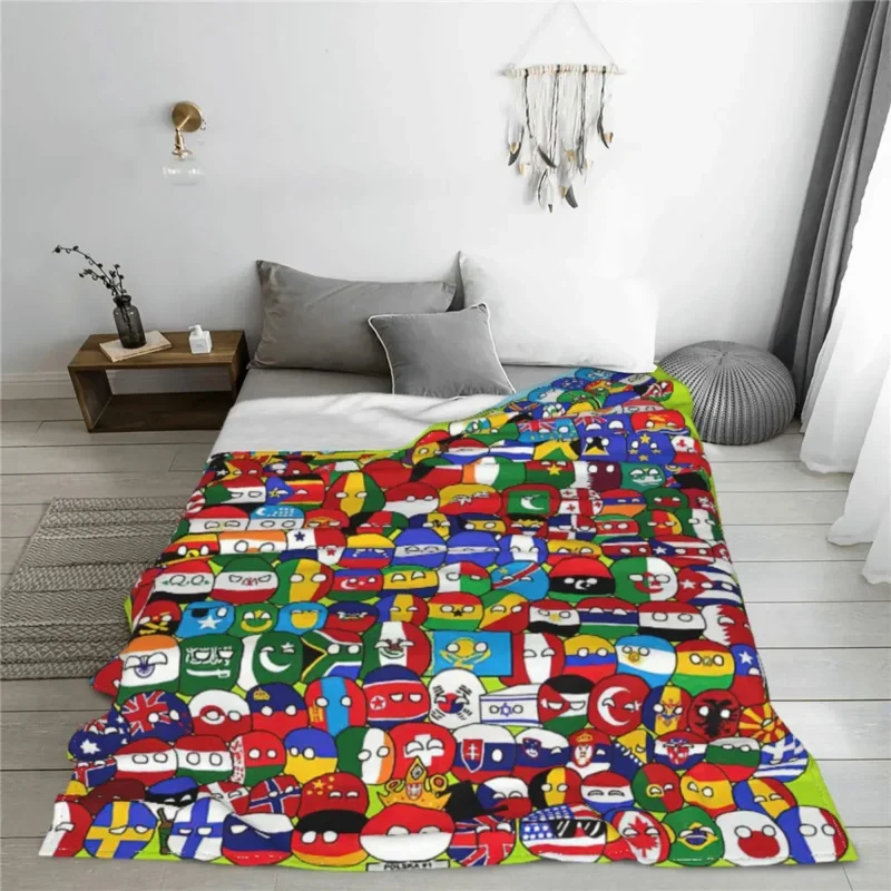 Countryball Flag Coral Fleece Plush Winter Game Breathable Warm Throw Blankets For Sofa Outdoor Quilt
Countryball Flag Coral Fleece Plush Winter Game Breathable Warm Throw Blankets For Sofa Outdoor Quilt