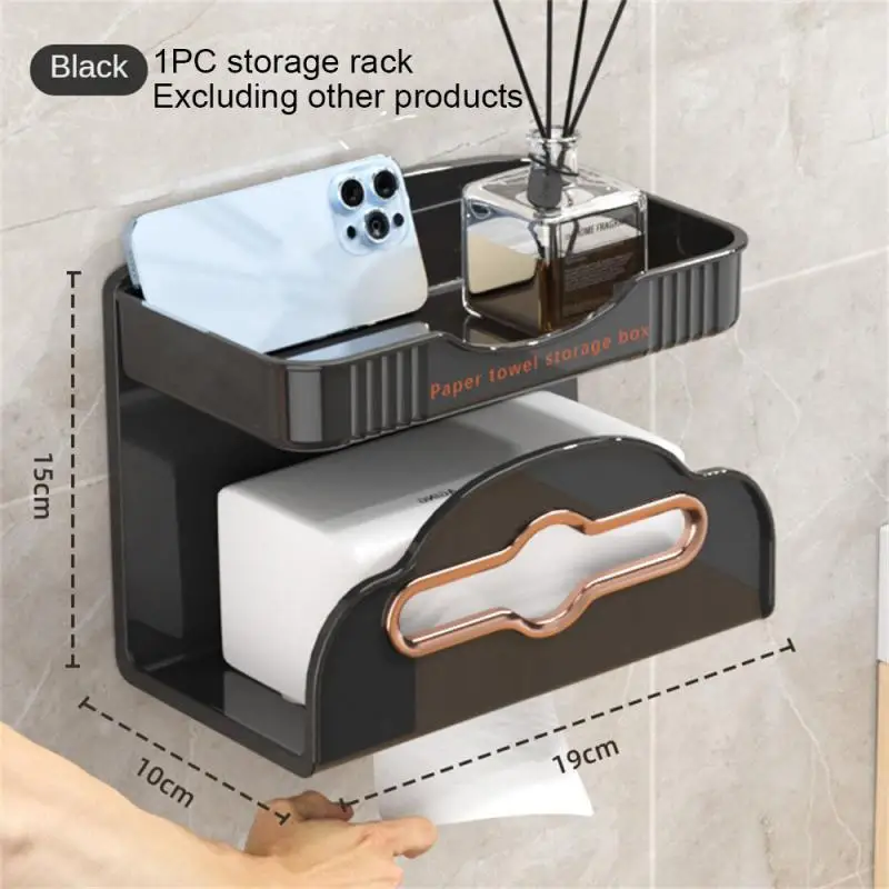 3colors Punch Free Toilet Paper Holder Box Waterproof Storage Toilet Paper Storage Rack Paper Towel Kitchen Bathroom Storage Box
3colors Punch Free Toilet Paper Holder Box Waterproof Storage Toilet Paper Storage Rack Paper Towel Kitchen Bathroom Storage Box
