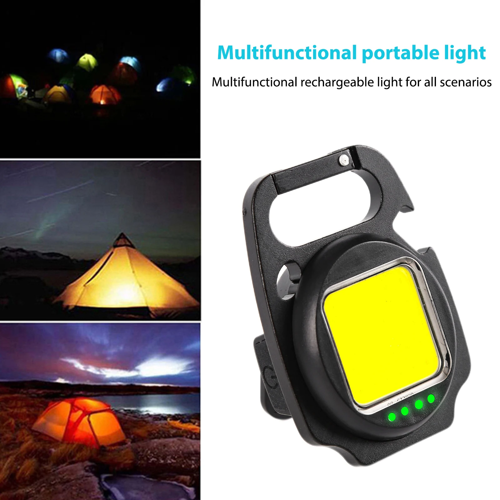 Keychain Flashlights COB LED 500 Lumens Pocket Small Work Lights Portable Pocket Mini Brightest Flashlight for Outdoor, Hiking
Keychain Flashlights COB LED 500 Lumens Pocket Small Work Lights Portable Pocket Mini Brightest Flashlight for Outdoor, Hiking