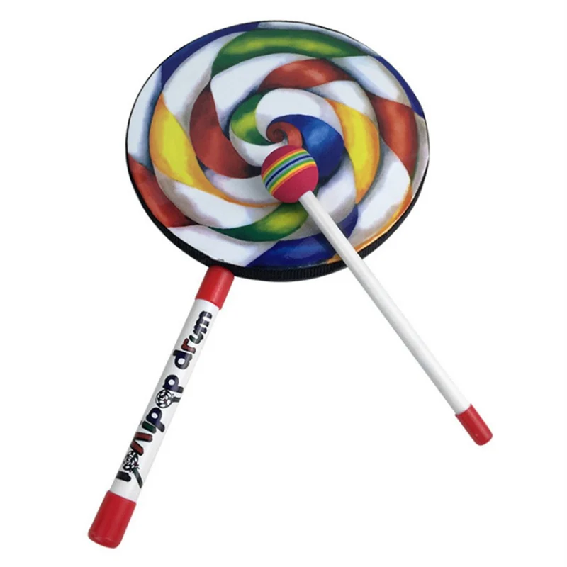 Lollipops Pattern Colorful Drum Percussion Instrument For Children Kindergarten Musical Education Early Education
Lollipops Pattern Colorful Drum Percussion Instrument For Children Kindergarten Musical Education Early Education