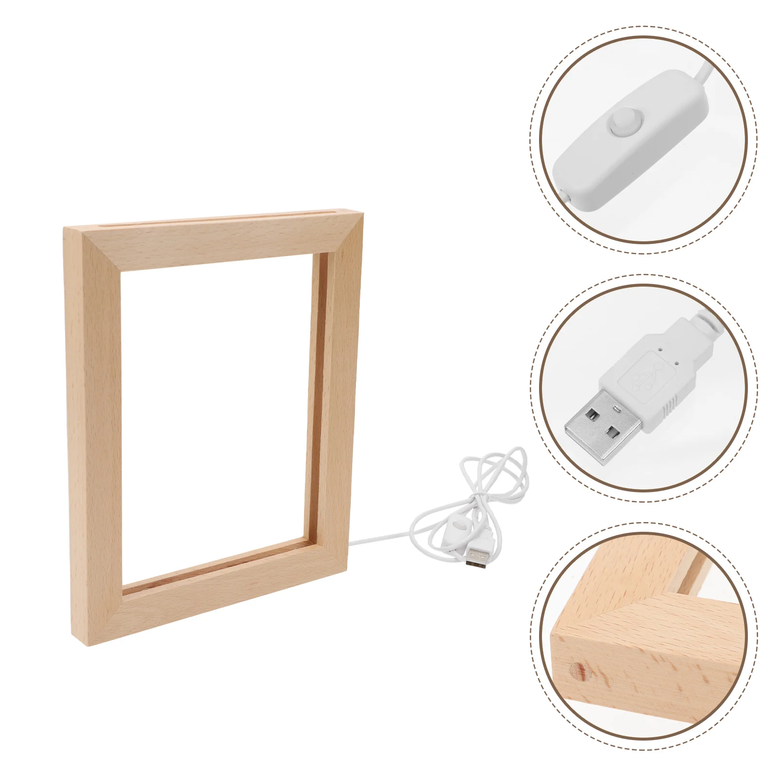 Frame Photo Picture Light Wooden Frames Led Holder Desktopdecorative Night Unique Display Table Decor Delicate Lighted 3D
Frame Photo Picture Light Wooden Frames Led Holder Desktopdecorative Night Unique Display Table Decor Delicate Lighted 3D