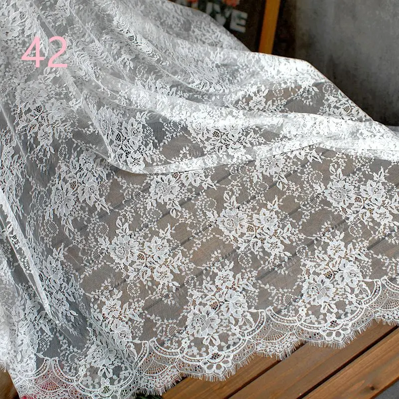 3m white diy exquisite classic eyelash lace handmade DIY clothing dress accessories
3m white diy exquisite classic eyelash lace handmade DIY clothing dress accessories