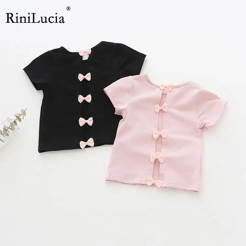 RiniLucia Girls T-Shirts Summer Girl Princess Blouse Kids Girl Bowknot Striped Solid O-neck Shirt Cotton Short Sleeve Tee
RiniLucia Girls T-Shirts Summer Girl Princess Blouse Kids Girl Bowknot Striped Solid O-neck Shirt Cotton Short Sleeve Tee