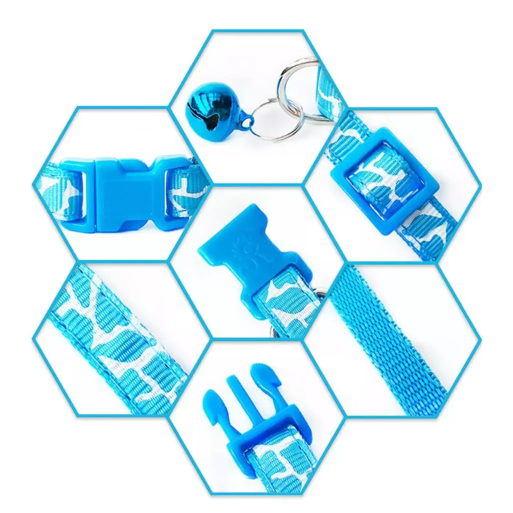 2023NEW Leopard Pet Collar Outdoor Accessories Convenient Cute Adjustable With Bells Cat Necklace Polyester Puppy Buckle Collars
2023NEW Leopard Pet Collar Outdoor Accessories Convenient Cute Adjustable With Bells Cat Necklace Polyester Puppy Buckle Collars