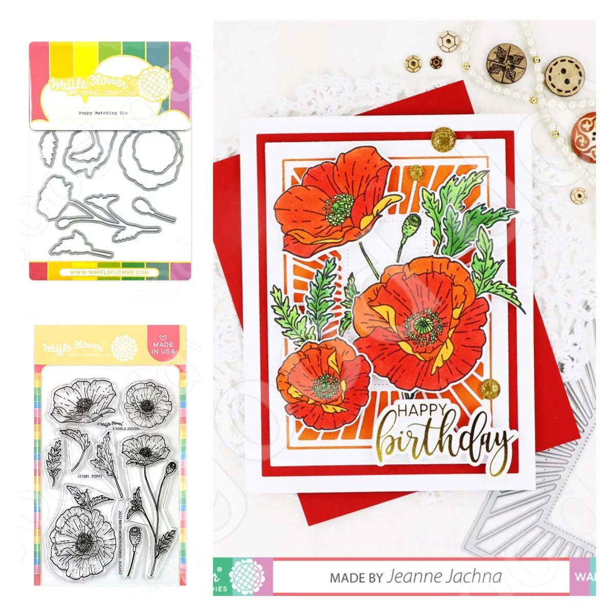 New Poppy Flower Metal Cutting Dies Stamps Scrapbook Diary Decoration Stencil Embossing Template DIY Greeting Card Handmade
New Poppy Flower Metal Cutting Dies Stamps Scrapbook Diary Decoration Stencil Embossing Template DIY Greeting Card Handmade