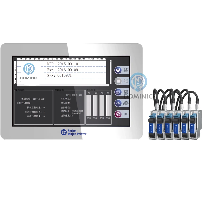 INKMINIC High Resolution Inkjet Printers 12.7mm 25.4m TIJ 2.5 Automatic Date Coding Printing Machine For QR Code Data Time LOGO
INKMINIC High Resolution Inkjet Printers 12.7mm 25.4m TIJ 2.5 Automatic Date Coding Printing Machine For QR Code Data Time LOGO