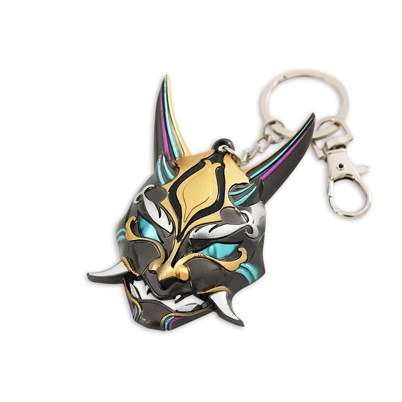NEW Yuanshen Peripheral Pendant Mandrill Mask Metal Yaksha Alloy Game Ghost Keychain Genshin Impact Mask Fashion Jewelry Pendant
NEW Yuanshen Peripheral Pendant Mandrill Mask Metal Yaksha Alloy Game Ghost Keychain Genshin Impact Mask Fashion Jewelry Pendant