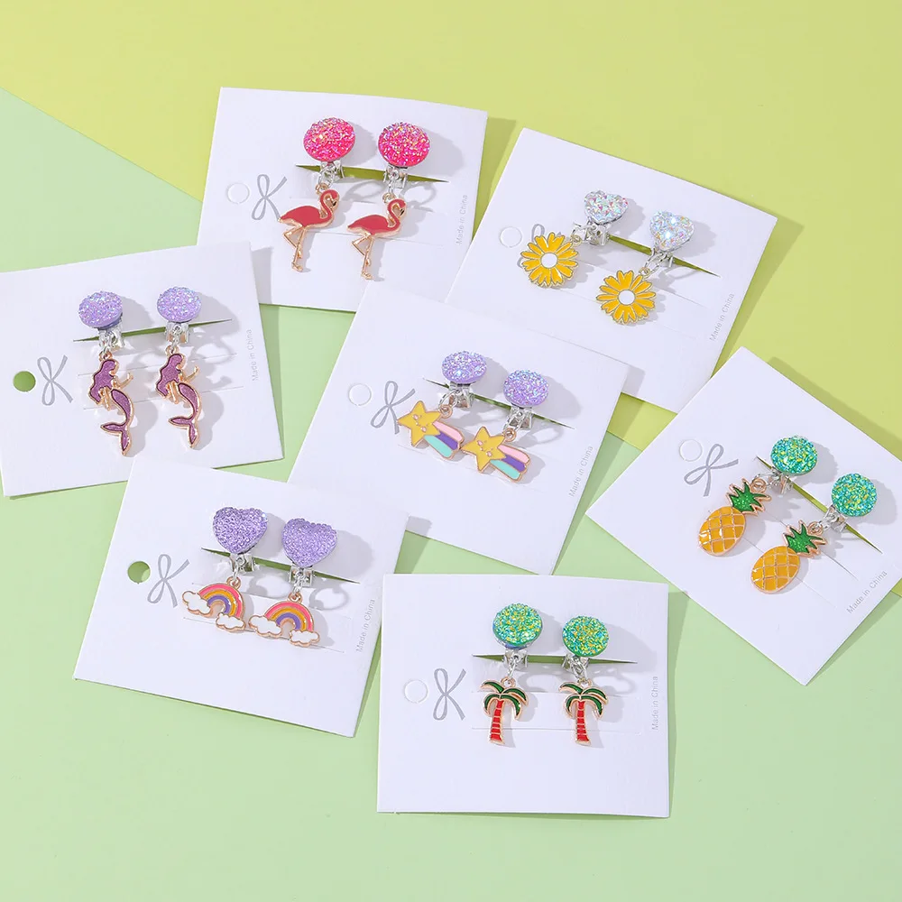 Cute Kids Purple Mermaid Charm Clip on Earrings for Children Girls No Pierced Earring Jewelry New Year Gift
Cute Kids Purple Mermaid Charm Clip on Earrings for Children Girls No Pierced Earring Jewelry New Year Gift