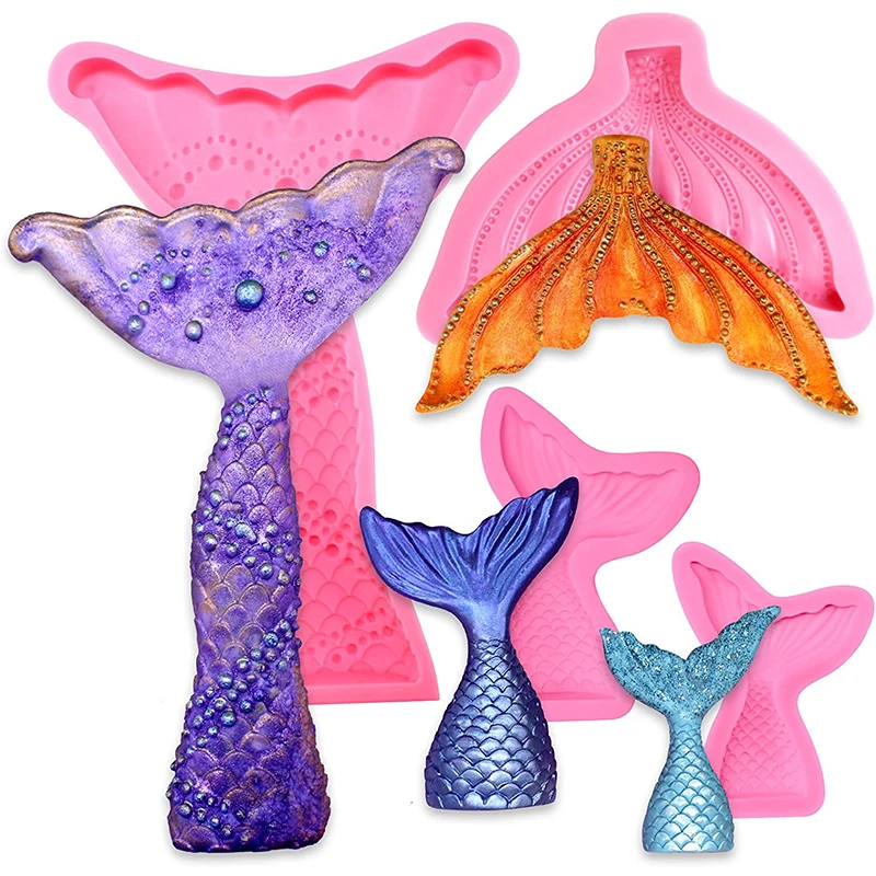 Mermaid Tail and Fin Silicone Molds for Cupcake Decorating Chocolate Pastry Jewelry Making Epoxy Soap Crafting Projects
Mermaid Tail and Fin Silicone Molds for Cupcake Decorating Chocolate Pastry Jewelry Making Epoxy Soap Crafting Projects