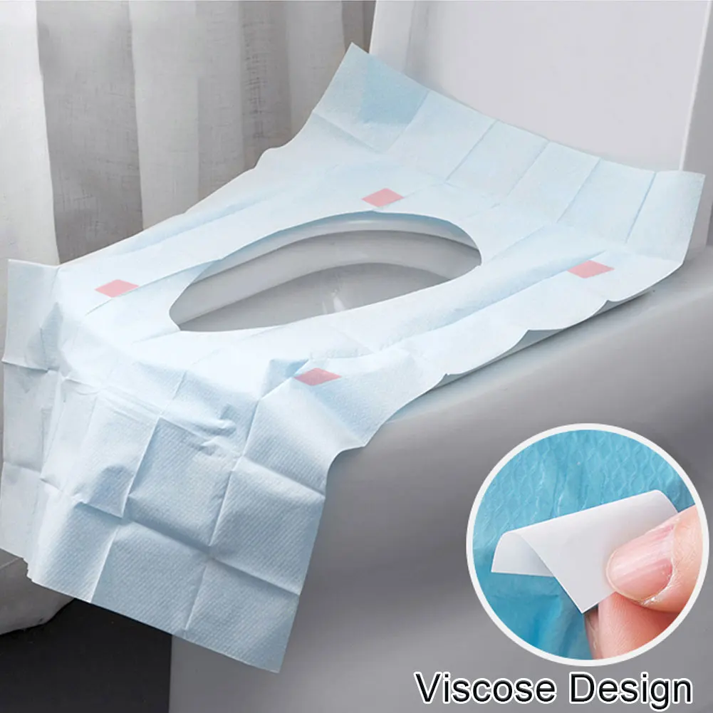 10pcs/50pcs Disposable Toilet Seat Cover 100% Waterproof Safety Travel/Camping Bathroom Accessiories Mat Portable RQX
10pcs/50pcs Disposable Toilet Seat Cover 100% Waterproof Safety Travel/Camping Bathroom Accessiories Mat Portable RQX