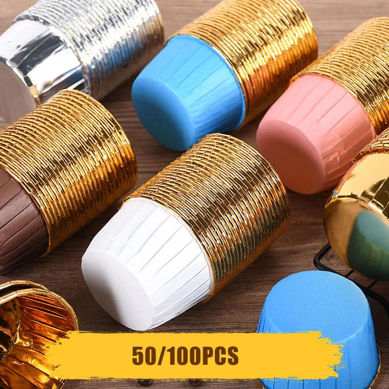 50/100pcs Mini Nut Cups Foiled gold Muffin Cupcake Liner Cake Wrappers Baking Cup Tray Case Cake Paper Cups Pastry Tools
50/100pcs Mini Nut Cups Foiled gold Muffin Cupcake Liner Cake Wrappers Baking Cup Tray Case Cake Paper Cups Pastry Tools