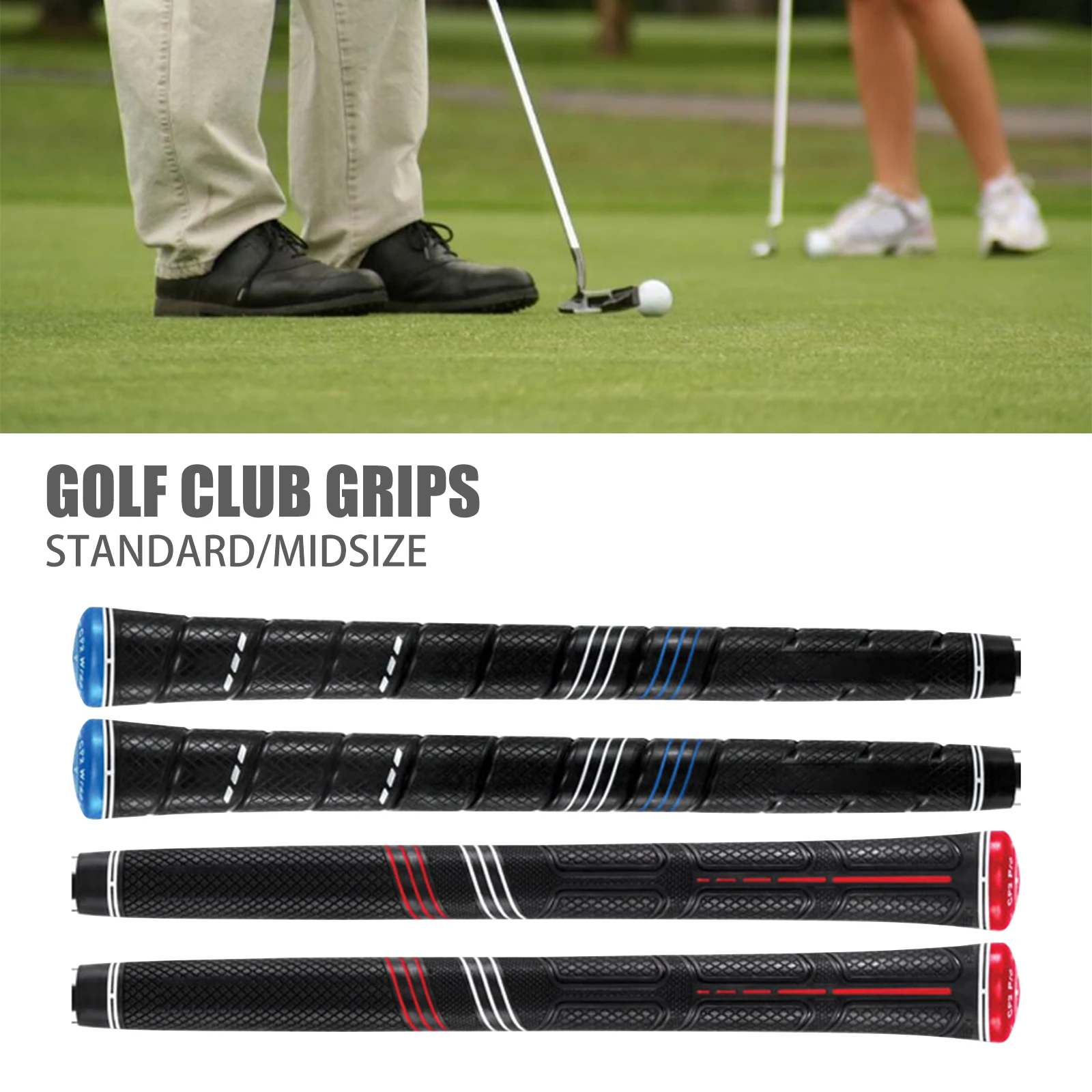 Standard Midsize Golf Putter Grip Men's And Women's Golf Club Grip Universal Rubber Wrap Grip Antiskid Golf Club Head Covers
Standard Midsize Golf Putter Grip Men's And Women's Golf Club Grip Universal Rubber Wrap Grip Antiskid Golf Club Head Covers