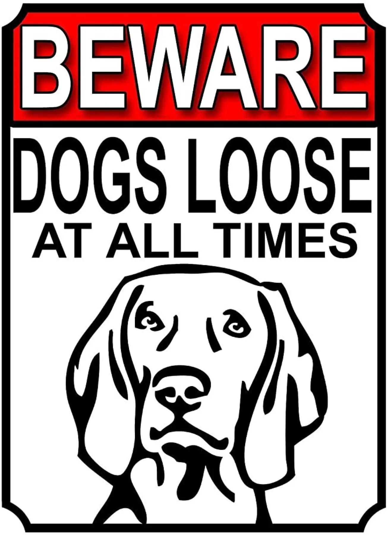 Beware of Dogs Loose at all Times Vintage Tin Sign Art Iron Painting Rusty Poster Decoration Aluminum plaque
Beware of Dogs Loose at all Times Vintage Tin Sign Art Iron Painting Rusty Poster Decoration Aluminum plaque
