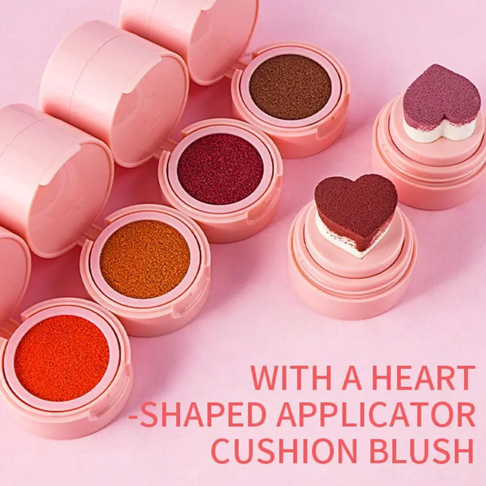 Heart Shape Face Cushion Blusher Cheek Rouge Nourishing Cosmetics Complexion Maquiagem Makeup Repair Nude Brightening
Heart Shape Face Cushion Blusher Cheek Rouge Nourishing Cosmetics Complexion Maquiagem Makeup Repair Nude Brightening