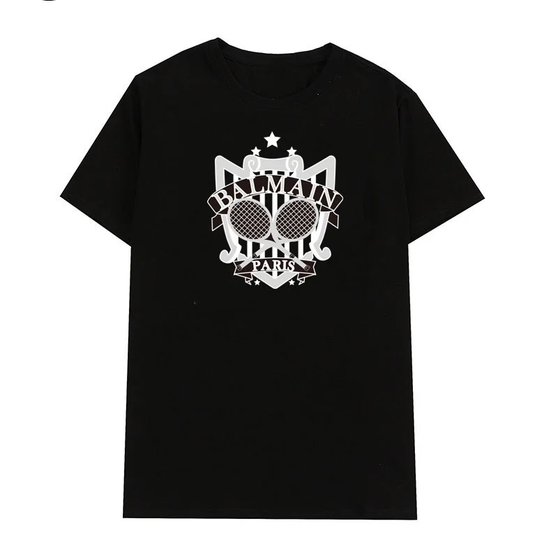 Balmain Tees Men's and Women's Unisex Letter Printed Round Neck Short Sleeve All-match T-shirt
Balmain Tees Men's and Women's Unisex Letter Printed Round Neck Short Sleeve All-match T-shirt
