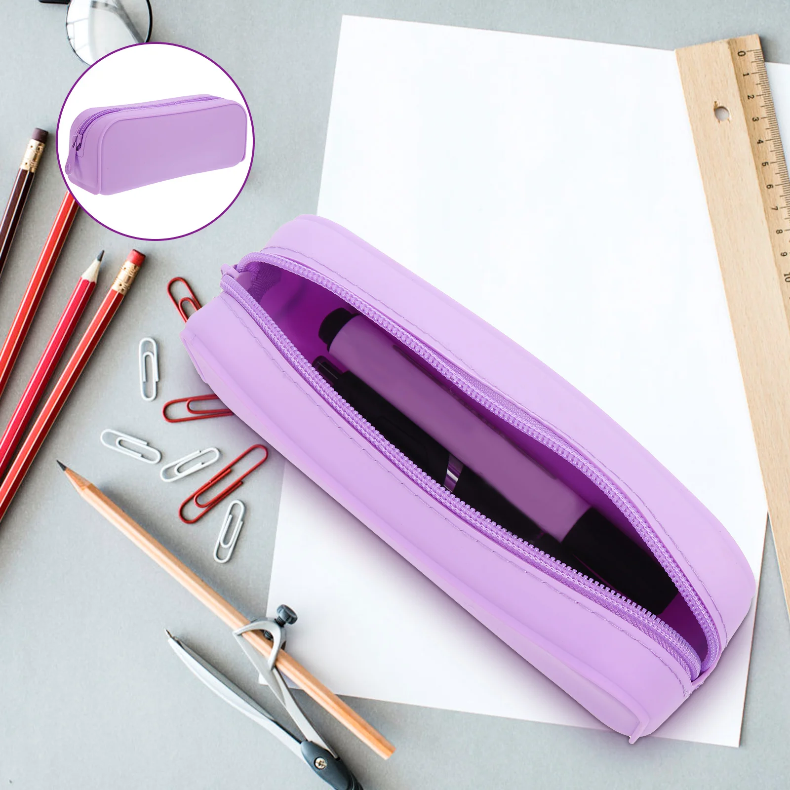 Silicone Travel Containers Case Bag Pouch Cute School Supplies Aesthetic Purple Silica Gel College Students Girls Cases
Silicone Travel Containers Case Bag Pouch Cute School Supplies Aesthetic Purple Silica Gel College Students Girls Cases