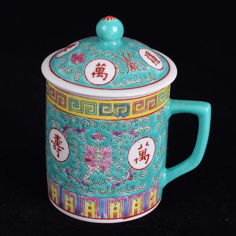 Green 13Oz Tea Cup Vintage Porcelain Porcelain Mug With Lid Chinese Jingdezhen Ceramics Coffee Mug Teacup Loose Leaf Carving
Green 13Oz Tea Cup Vintage Porcelain Porcelain Mug With Lid Chinese Jingdezhen Ceramics Coffee Mug Teacup Loose Leaf Carving