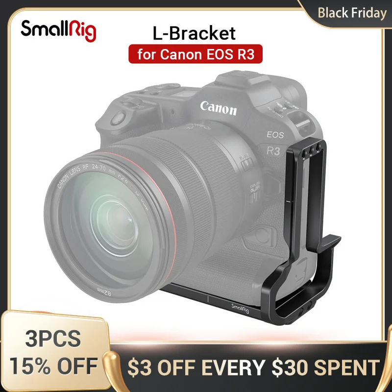 Боковая пластина и основание SmallRig для камеры Canon EOS R3 Arca совместимая с L-образным кронштейном
Боковая пластина и основание SmallRig для камеры Canon EOS R3 Arca совместимая с L-образным кронштейном