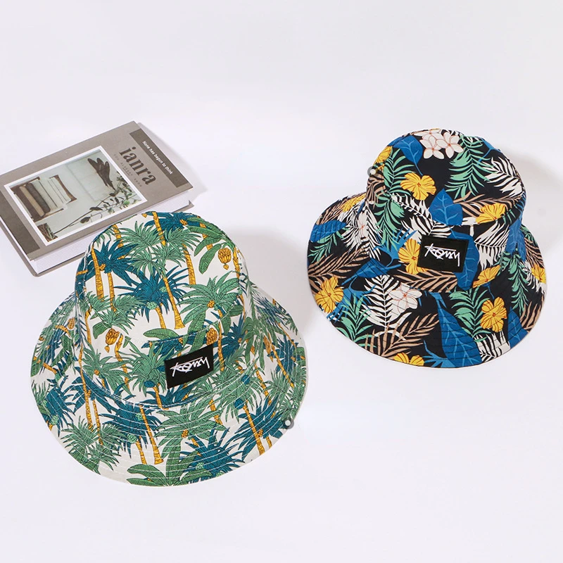 Hawaiian Style Men's and Women's Double-sided Can Wear Fisherman Hat Outdoor Sunscreen Sunshade UV Bucket Chapeau De Pêcheur
Hawaiian Style Men's and Women's Double-sided Can Wear Fisherman Hat Outdoor Sunscreen Sunshade UV Bucket Chapeau De Pêcheur