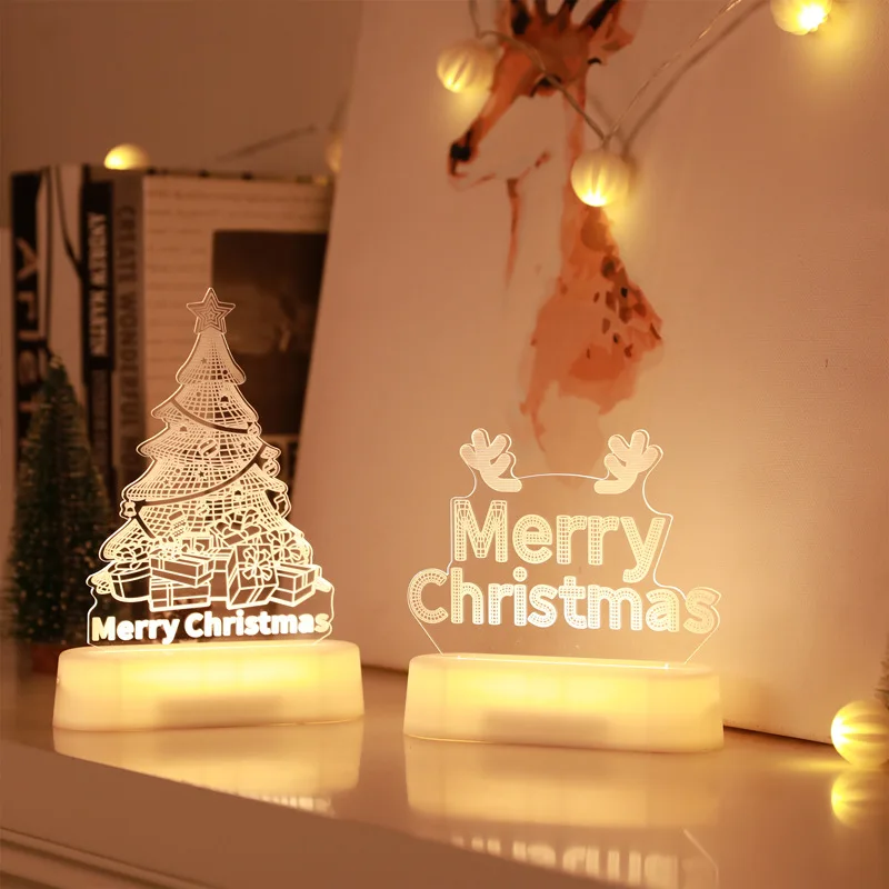 

Рождественские украшения Рождественские светящиеся буквы, украшения для атмосферы, цветные огни, Рождественская елка, осветительная цепочка