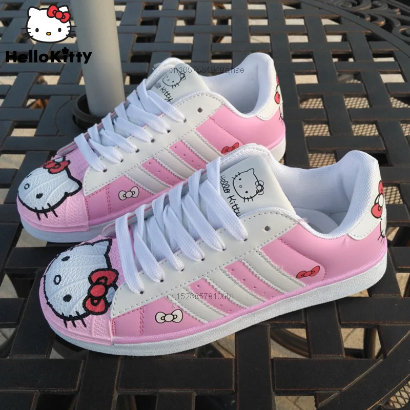 Туфли Hello Кроссовки Hello Kitty Sanrio Мультяшные Kawaii Y2k повседневные туфли студенческие спортивные туфли для колледжа для подростков женщин Lolita Jk ...
Туфли Hello Кроссовки Hello Kitty Sanrio Мультяшные Kawaii Y2k повседневные туфли студенческие спортивные туфли для колледжа для подростков женщин Lolita Jk ...