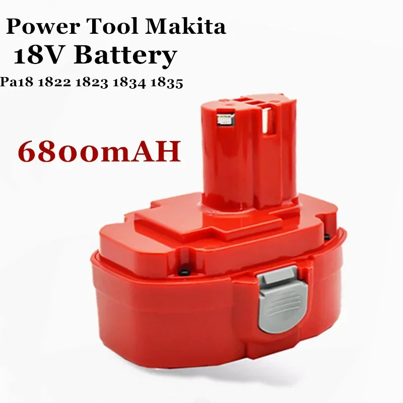 18 в аккумулятор для электроинструмента Makita 6800 мАч Ni-MH сменная батарея Pa18 1822 1823 1834